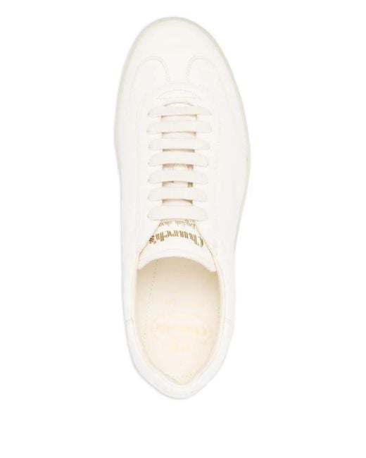 Church's White Lace-Up Round-Toe Sneakers for men