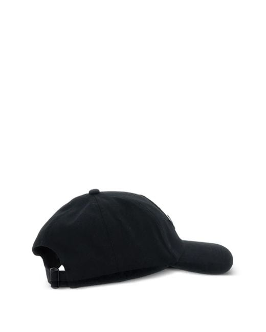 Moncler Black Heart-Patch Baseball Cap