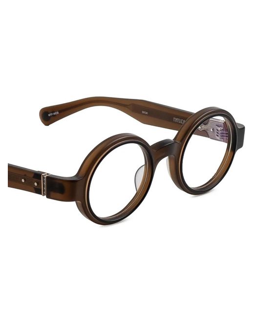 Matsuda Black Round-Frame Glasses