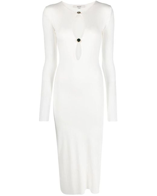 MANURI White Jackie 2.4 Midi Dress