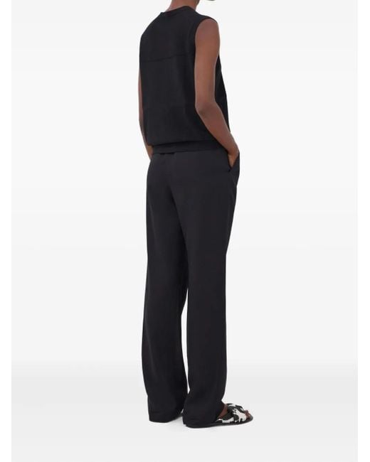 Loulou de Saison Black Anita Sleeveless Top