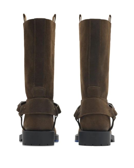 Burberry Brown Suede Boots