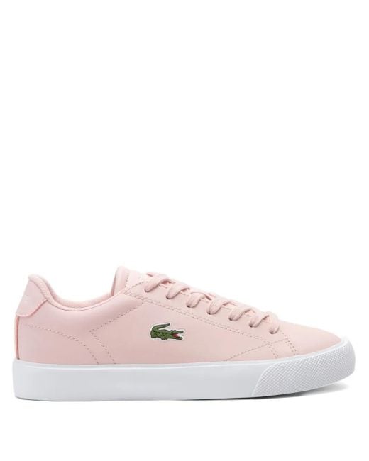 Lacoste Pink Lerond Set Leather Sneakers