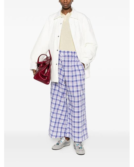Sofie D'Hoore White Button Fastening Coat