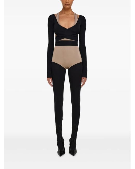 Ferragamo Black Cache-Coeur Sweater
