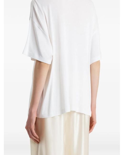 Khaite White Linda Tshirt