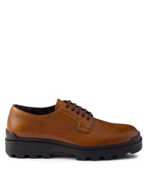 Stringate di Prada in Brown da Uomo
