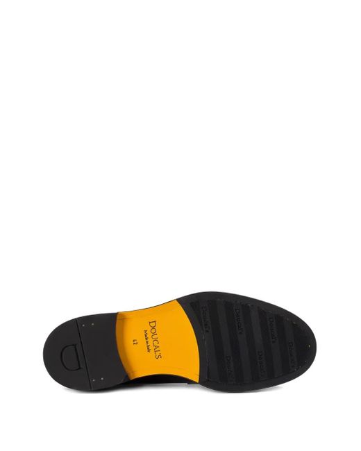 メンズ Doucal's レースアップ レザーシューズ Black