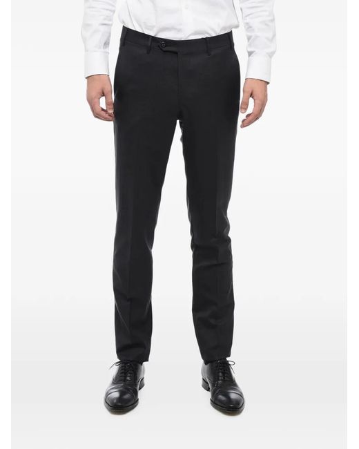Corneliani Black Tailored Trousers for men