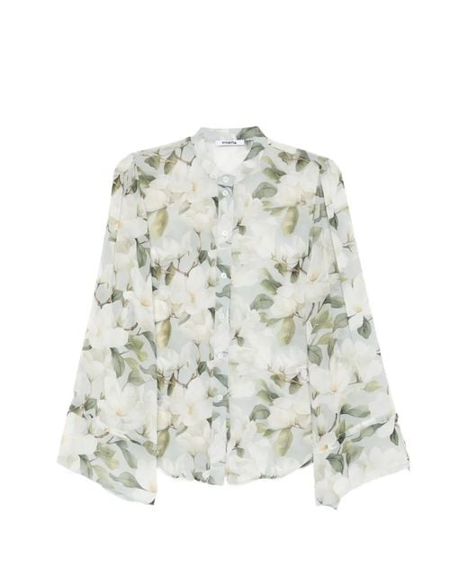 Vivetta White Floral Shirt
