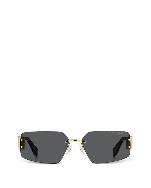 Marc Jacobs Gray Logo-Detail Sunglasses
