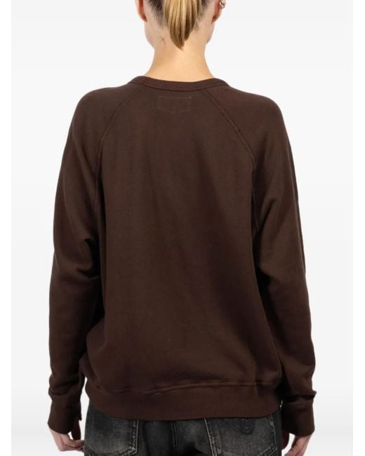 The Great Brown Sweatshirt mit Raglanärmeln