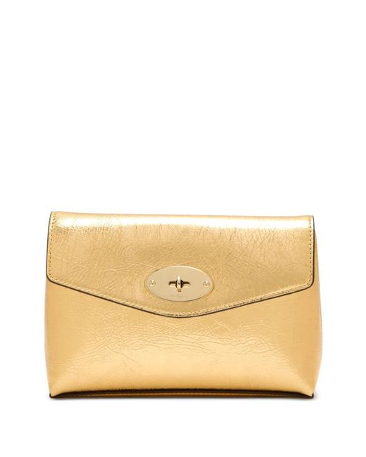 Mulberry Natural Darley Twist Lock Clutch