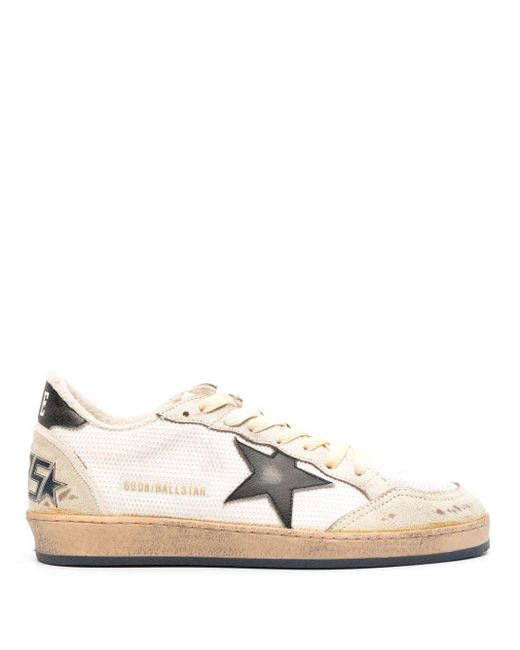 Golden Goose Deluxe Brand Natural Ball Star Leather Sneakers for men