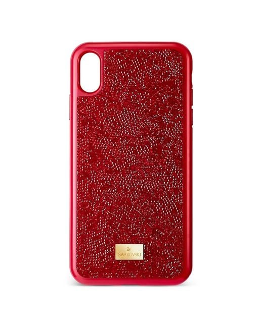 Swarovski Red Coque D'Iphone X À Ornements