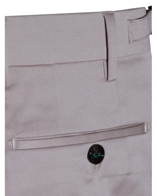 Berwich Gray Darted Trousers for men