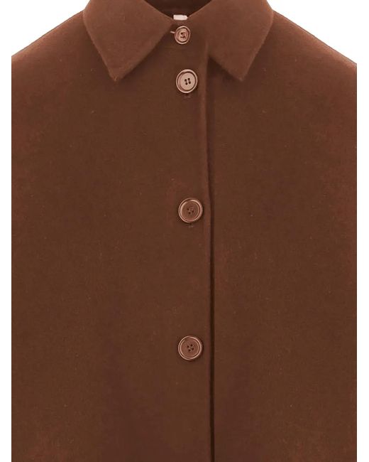 Aspesi Brown Buttoned Jacket