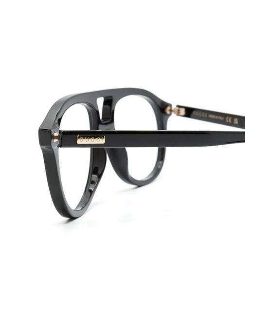 Gucci Black Gg1320O-001--Transparent for men