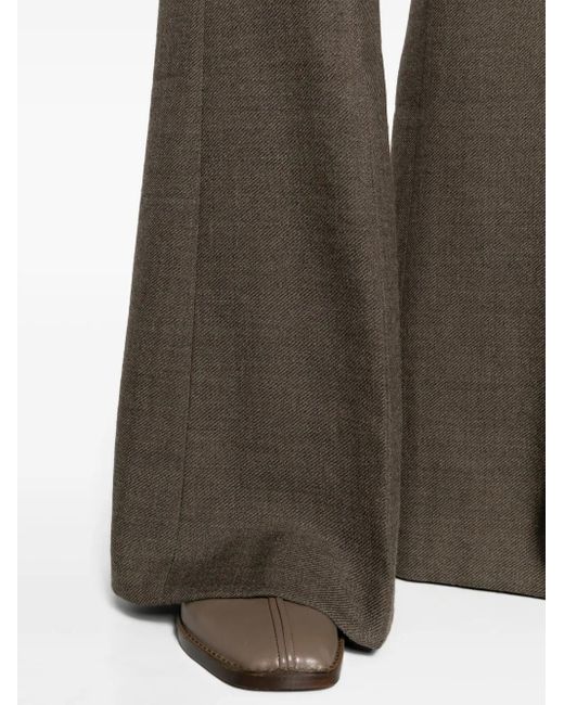 Pantaloni Svasati A Vita Alta di Nanushka in Gray