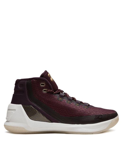 Under Armour Red Ua Curry 3 Sneakers for men