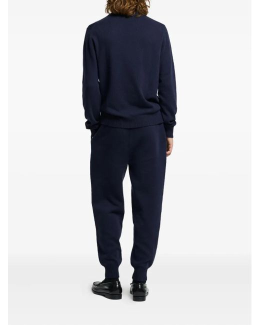 Barrie Blue Crew-Neck Sweater for men