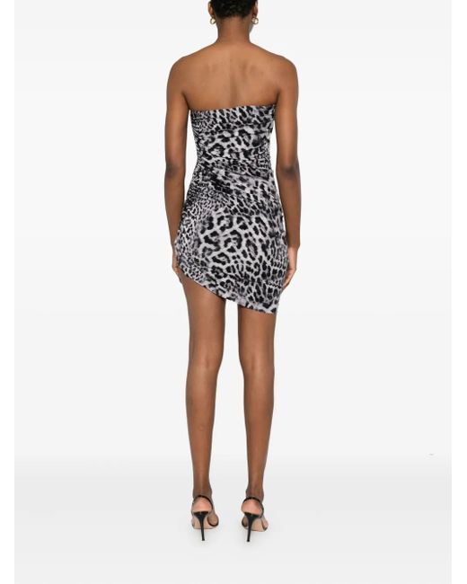 Norma Kamali Diana Mini-Jurk Met Strik in het White