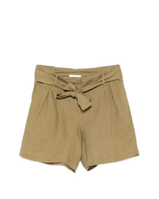 MAISON 123 Natural Short Bruce À Taille Nouée
