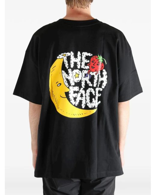 The North Face Black X Shf Logo-Print T-Shirt for men