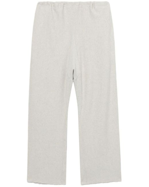 Pantalones de chándal rectos Maison Margiela de hombre de color White