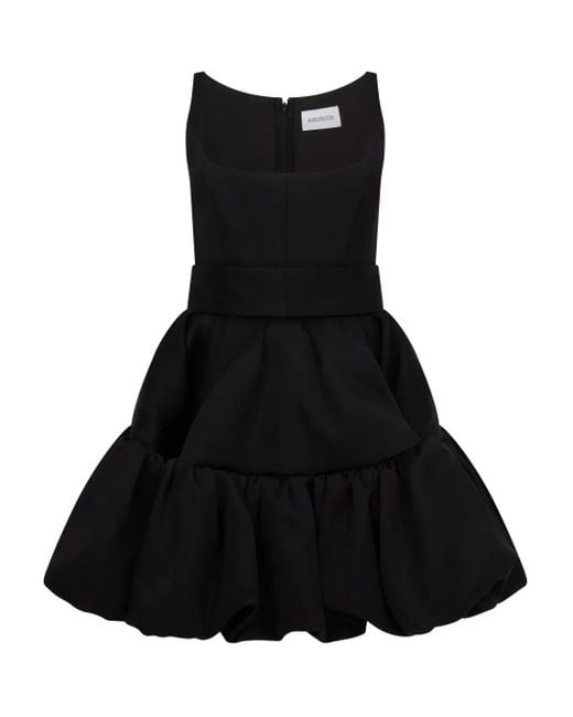 16Arlington Black Drina Mini Dress