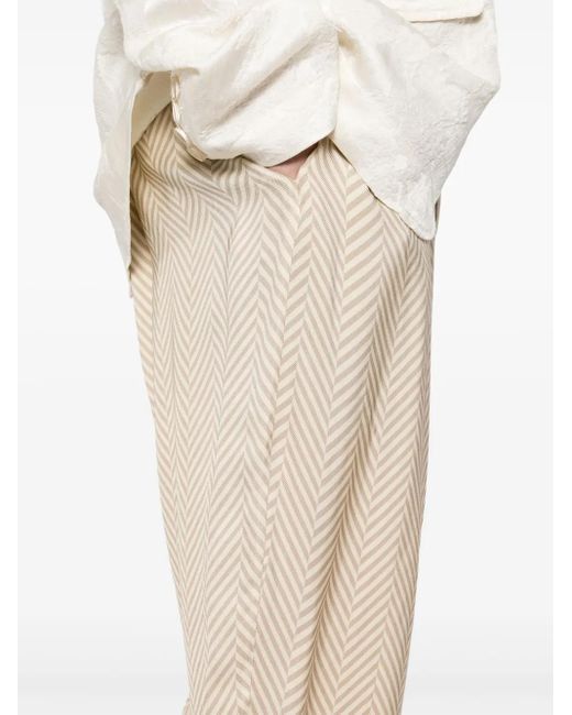 Uma Wang Broek in het Natural voor heren