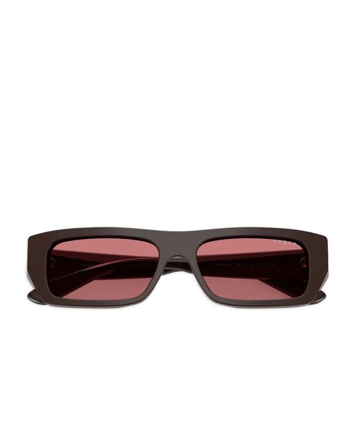 Vogue Eyewear Pink Rectangle-Frame Sunglasses