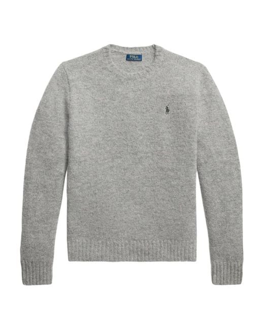 Polo Ralph Lauren Langärmeliger Pullover in Gray für Herren