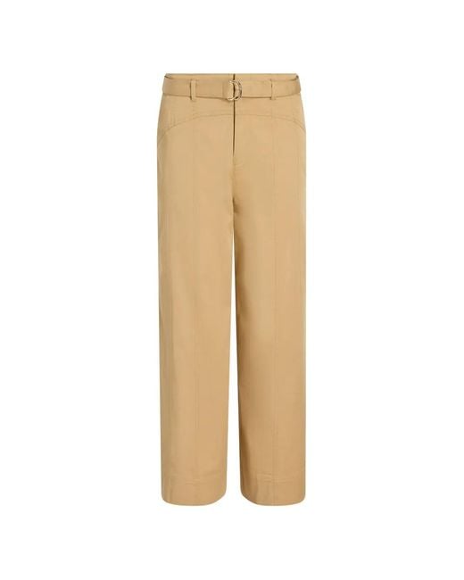 Cinq À Sept Natural Elliott Belted Palazzo Pants