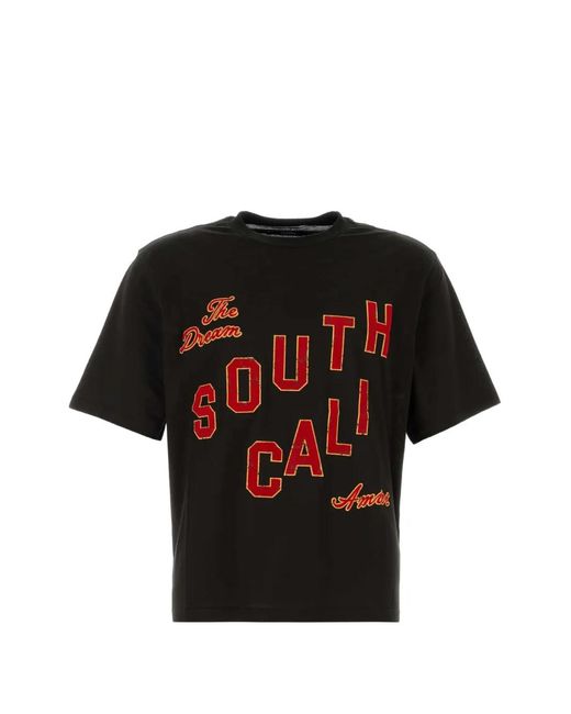 Amiri Black South Cali Box T-Shirt for men