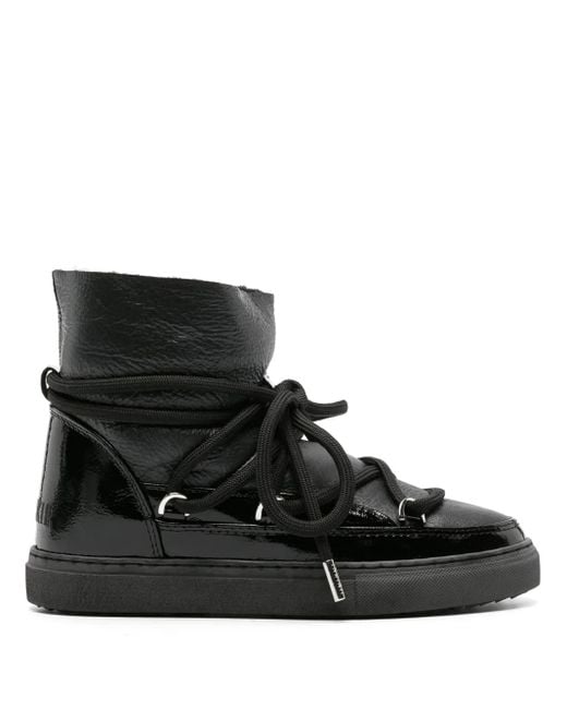 Inuikii Black Classic Sneaker Lambskin Boots