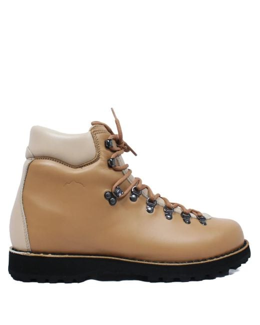 Diemme Natural Lace-Up Leather Boots for men