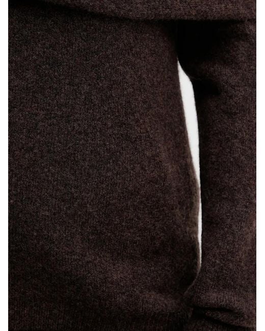 INTROPIA Black Draped Sweater