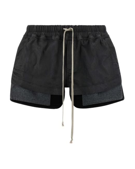 a様　Rick Owens FOG Boxers Black Shorts Rick Owens 'Fog Boxers' Shorts in Black | Lyst Canada