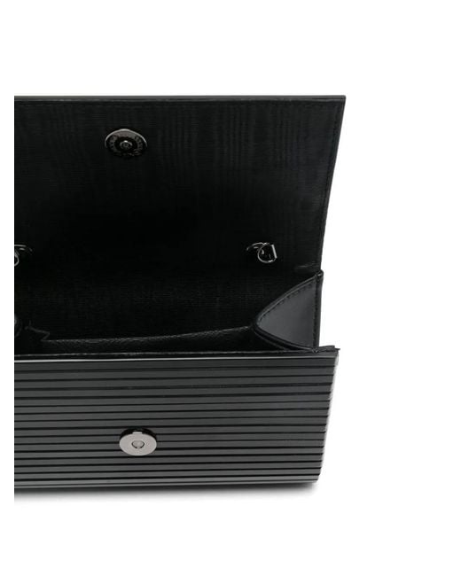 Kurt Geiger Black Drench Party Eagle Clutch Bag