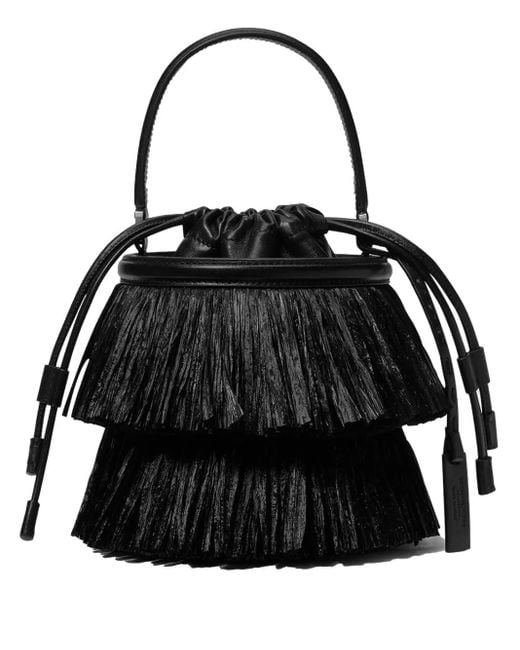 Michael Kors Black Mini Ischia Bucket Bag