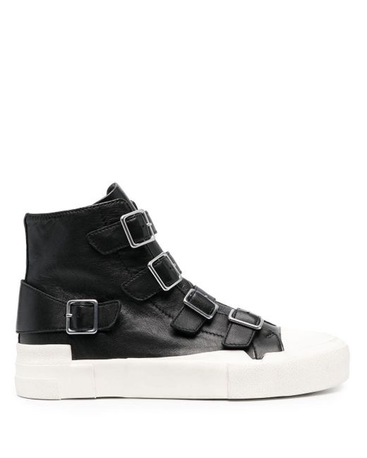Junya Watanabe Black X Converse Buckle-strap High-top Sneakers