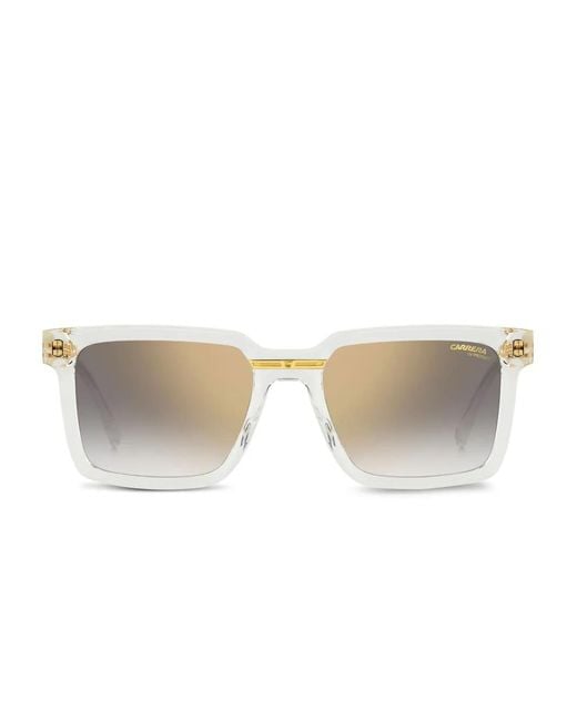 Carrera White Logo-Engraved Sunglasses for men
