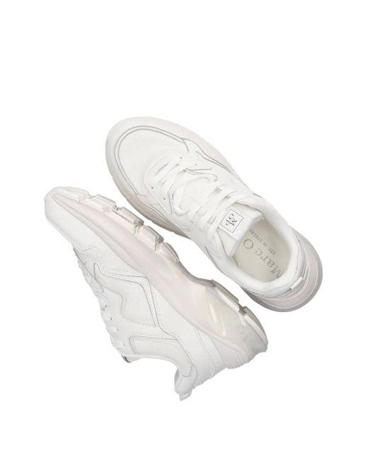 Marc O' Polo White Janne Sneakers mit dicker Sohle
