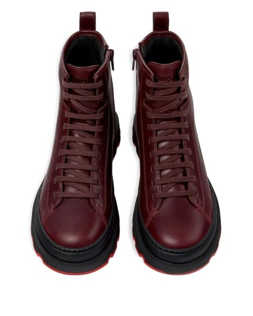 Bottines Brutus À Lacets Camper en coloris Brown