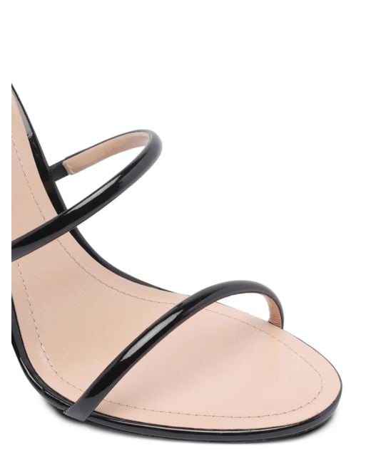Sandales Cleo En Cuir Verni Rene Caovilla en coloris Black