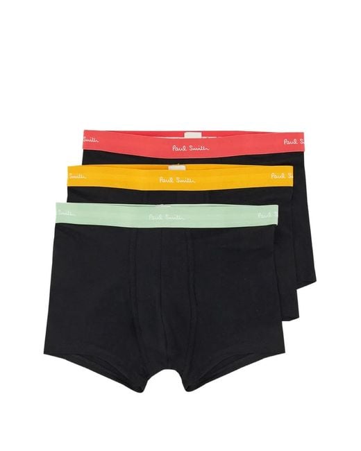 Paul Smith Black Logo Boxers (Set Of Three) for men