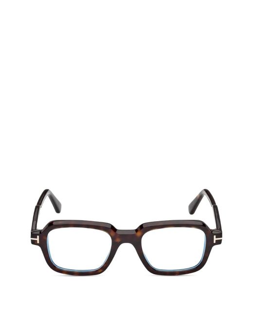 Tom Ford Brille Mit Eckigem Gestell in Black für Herren