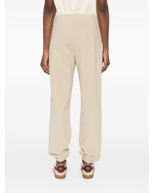 Patrizia Pepe White Elasticated Sand Track Pants