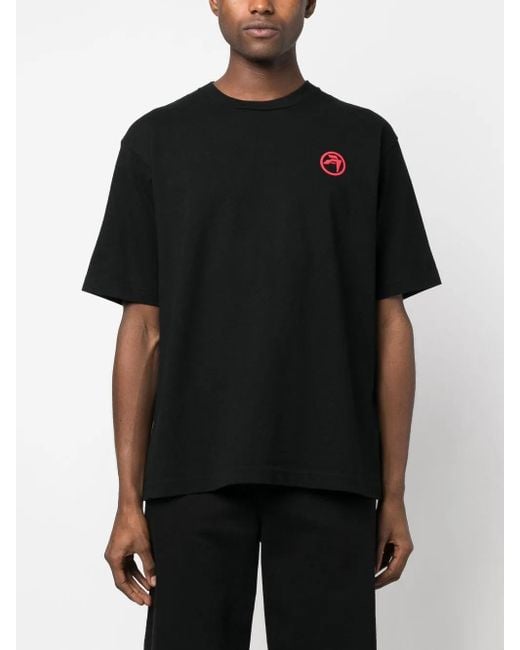 Ambush Black Records-Print Cotton T-Shirt